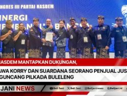 NasDem Mantapkan Dukungan, Sugawa Korry dan Suardana “Seorang Penjual Jus”, Siap Guncang Pilkada Buleleng