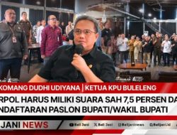 Parpol Harus miliki Suara Sah 7,5 Persen Dalam Pendaftaran Paslon Bupati/Wakil Bupati