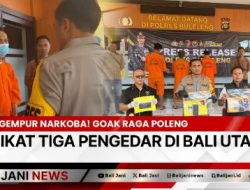 Gempur Narkoba! Goak Raga Poleng Sikat Tiga Pengedar di Bali Utara