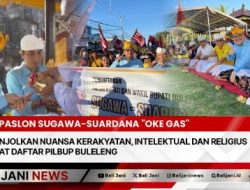 Paslon Sugawa-Suardana “Oke Gas” Tonjolkan Nuansa Kerakyatan, Intelektual dan Religius Saat Daftar Pilbup Buleleng