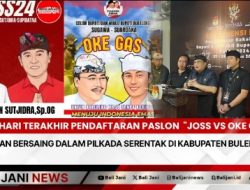 Hari Terakhir Pendaftaran Paslon “JOSS VS OKE GAS” Akan Bersaing Dalam Pilkada Serentak di Kabupaten Buleleng