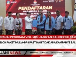 Sesuai Program Visi-Misi Jadikan Bali Bersih Sampah : Paslon Paket Mulia-PAS Pastikan Tidak Ada Kampanye Baliho Lagi