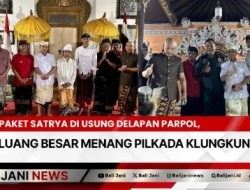 Paket Satrya di Usung Delapan Parpol, Peluang Besar Menang Pilkada Klungkung