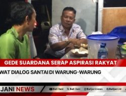 Gede Suardana Serap Aspirasi Rakyat Lewat Dialog Santai di Warung-Warung