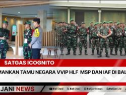 Satgas Icognito Amankan Tamu Negara VVIP HLF MSP dan IAF di Bali