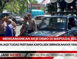 Mengamankan Aksi Demo di Mapolda Sulsel Menjadi Tugas Pertama Kapolsek Biringkanaya yang Baru