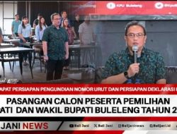 Rapat Persiapan Pengundian Nomor Urut dan Persiapan Deklarasi Kampanye Pasangan Calon Peserta Pemilihan Bupati dan Wakil Bupati Buleleng Tahun 2024