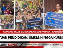 Yayasan Kaori Berdayakan Masyarakat Karangasem: Bantuan Pendidikan, UMKM, hingga Kursi Roda