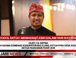 Dodol Satuh : Memaknai Lebih Dalam Hari Suci Galungan