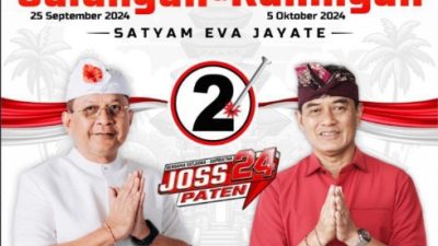 Paslon Sutjidra – Supriatna Mengucapkan, Rahajeng Nyanggra Hari Raya Galungan Lan Kuningan 2024