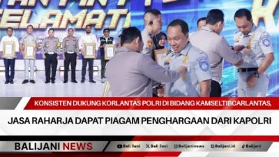 Konsisten Dukung Korlantas Polri di Bidang Kamseltibcarlantas, Jasa Raharja Dapat Piagam Penghargaan dari Kapolri