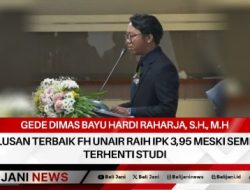 Lulusan Terbaik FH Unair Raih IPK 3,95 Meski Sempat Terhenti Studi