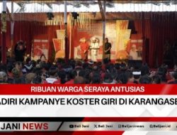 Ribuan Warga Seraya Antusias Hadiri Kampanye Koster Giri di Karangasem