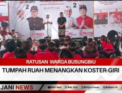 Ratusan Warga Busungbiu Tumpah Ruah Menangkan Koster-Giri