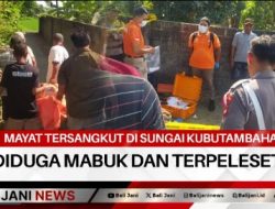 Mayat Tersangkut di Sungai Kubutambahan, Diduga Mabuk dan Terpeleset