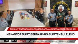 Perkuat Sinergitas, Kalapas Singaraja Laksanakan Silaturahmi ke Kantor Bupati Serta APH Kabupaten Buleleng