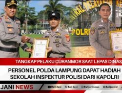 Tangkap Pelaku Curanmor Saat Lepas Dinas, Personel Polda Lampung Dapat Hadiah Sekolah Inspektur Polisi dari Kapolri