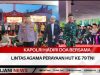 Kapolri Hadiri Doa Bersama Lintas Agama Perayaan HUT ke-79 TNI