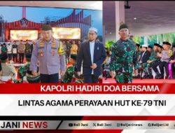 Kapolri Hadiri Doa Bersama Lintas Agama Perayaan HUT ke-79 TNI