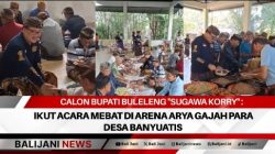 Calon Bupati Buleleng “Sugawa Korry” : Ikut Acara Mebat di Arena Arya Gajah Para Desa Banyuatis