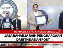 Berhasil Capai Kinerja Unggul, Jasa Raharja Raih Penghargaan dari The Asian Post