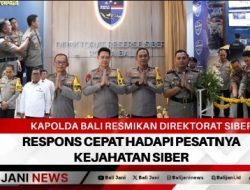 Kapolda Bali Resmikan Direktorat Siber Respons Cepat Hadapi Pesatnya Kejahatan Siber