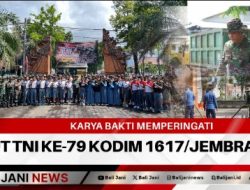 Karya Bakti Memperingati HUT TNI ke-79 Kodim 1617/Jembrana