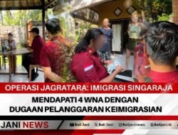 Operasi Jagratara: Imigrasi Singaraja Mendapati 4 WNA dengan Dugaan Pelanggaran Keimigrasian