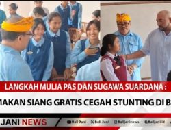 Langkah Mulia Pas dan Sugawa Suardana : Makan Siang Gratis Cegah Stunting di Bali