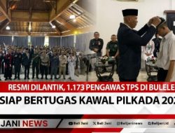 Resmi Dilantik, 1.173 Pengawas TPS di Buleleng Siap Bertugas Kawal Pilkada 2024