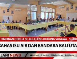 Pimpinan Gereja Se-Buleleng Dukung Sugawa – Suardana: Bahas Isu Air dan Bandara Bali Utara