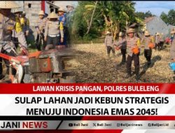 Lawan Krisis Pangan, Polres Buleleng Sulap Lahan Jadi Kebun Strategis Menuju Indonesia Emas 2045!