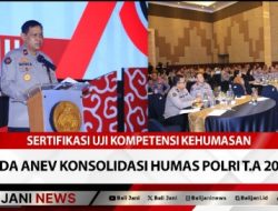 Sertifikasi Uji Kompetensi Kehumasan Pada Anev Konsolidasi Humas Polri T.A 2024