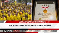 Golkar Pecahkan Rekor MURI, Ribuan Peserta Meriahkan Senam Massal