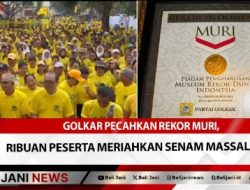 Golkar Pecahkan Rekor MURI, Ribuan Peserta Meriahkan Senam Massal