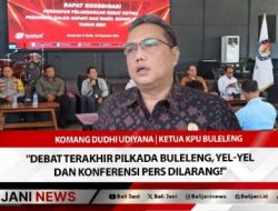 Debat Terakhir Pilkada Buleleng, Yel-Yel dan Konferensi Pers Dilarang!