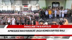 Panglima TNI & Kapolri Apresiasi Masyarakat Jaga Kondusifitas Bali