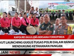 Kapolres Buleleng Bersama Forkopimda Ikut Launching Gugus Tugas Polri Dalam Rangka Mendukung Ketahanan Pangan