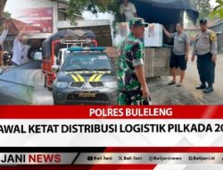 Polres Buleleng Kawal Ketat Distribusi Logistik Pilkada 2024