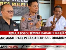 Remaja Bobol Tempat Ibadah di Buleleng, Uang Amal Raib, Pelaku Berhasil Diamankan