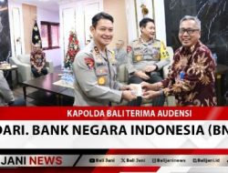 Kapolda Bali Terima Audensi dari. Bank Negara Indonesia (BNI)