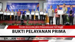 Polres Buleleng Raih Penghargaan Tertinggi, Bukti Pelayanan Prima