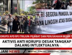 Korupsi APD Rp3 Triliun: Pejabat dan Perusahaan Besar Terjerat, Aktivis Anti Korupsi Desak Tangkap Dalang Intlektualnya