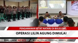 Pengamanan Ketat Nataru di Buleleng, Operasi Lilin Agung Dimulai