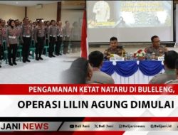 Pengamanan Ketat Nataru di Buleleng, Operasi Lilin Agung Dimulai