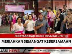 Perayaan Hari Ibu di Desa Kayuputih Meriahkan Semangat Kebersamaan