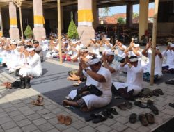 Upacara Melaspas Gedung Dharma Tungga Polres Buleleng