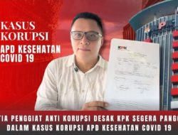 Gede Angastia Penggiat Anti Korupsi Desak KPK Segera Panggil Dugaan Korupsi “GSL” Dalam Kasus APD Kesehatan Covid 19