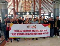 Rombongan Pengurus PWI Pusat dan Tokoh Pers Nasional Tiba di HPN 2025 Riau