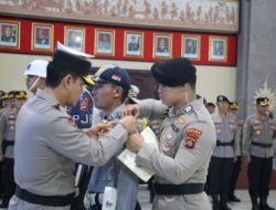 Tertib Berlalu Lintas Guna terwujudnya Asta Cita, Polda Bali Gelar Apel Keselamatan Agung 2025